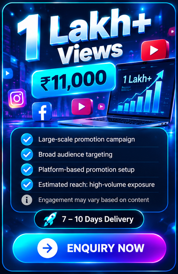 1 Lakh Views Plan