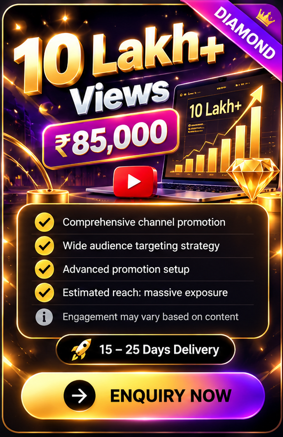 10 Lakh Views Plan